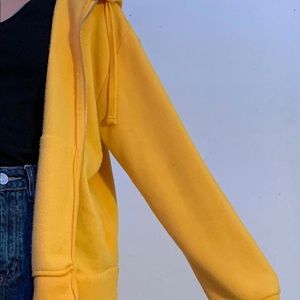 Yellow Zip Sweater